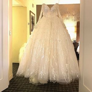 Wedding Dress, Ivory, Size 0